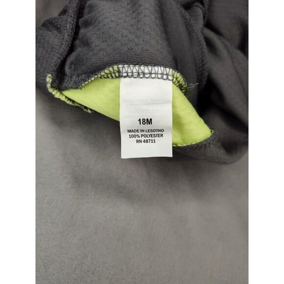 Boys Toddler Falls Creek Athletic Shorts Gray Yellow - Picture 6 of 10